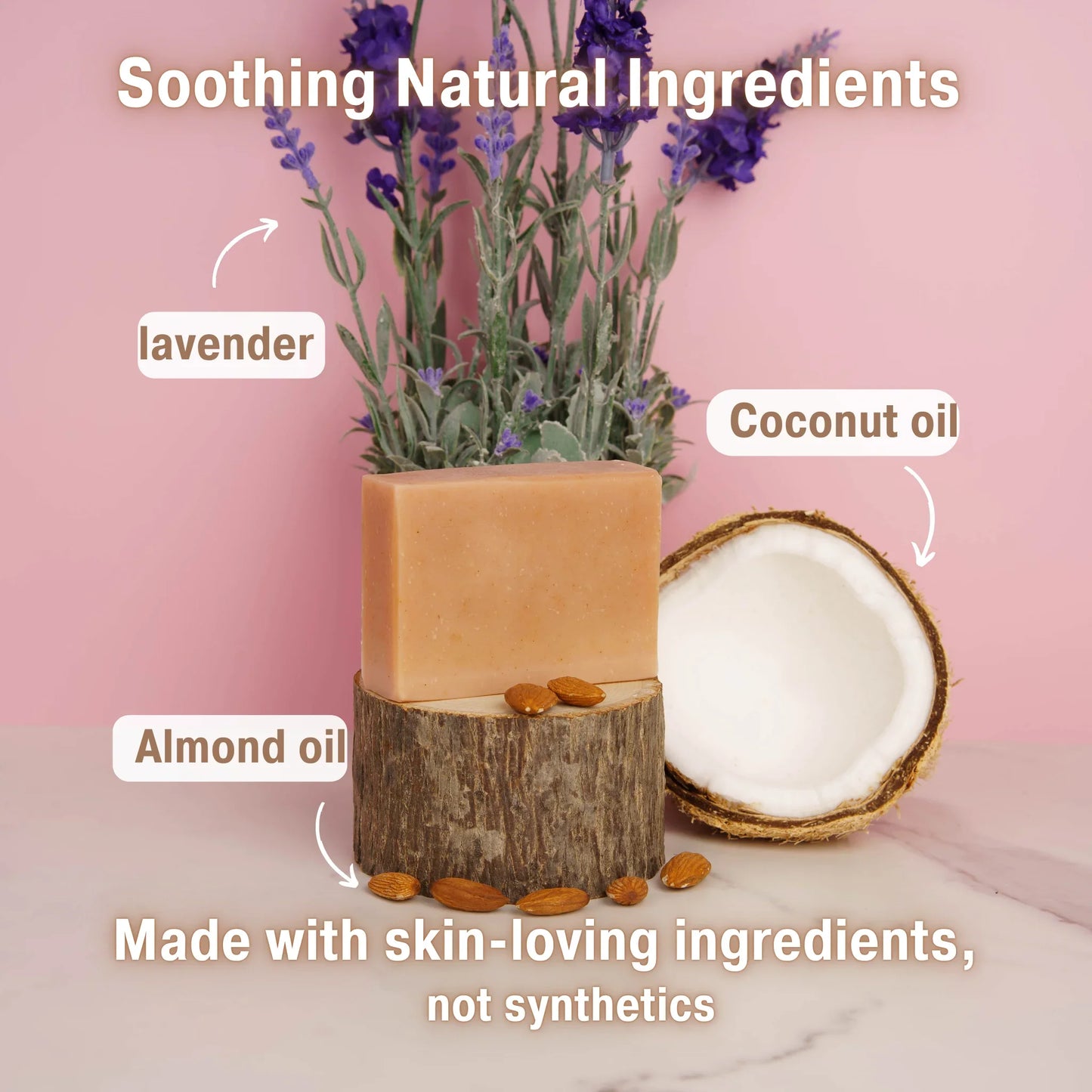 Lavender Ylang Ylang Soap - Essential Oil Coconut & Shea Butter Soap