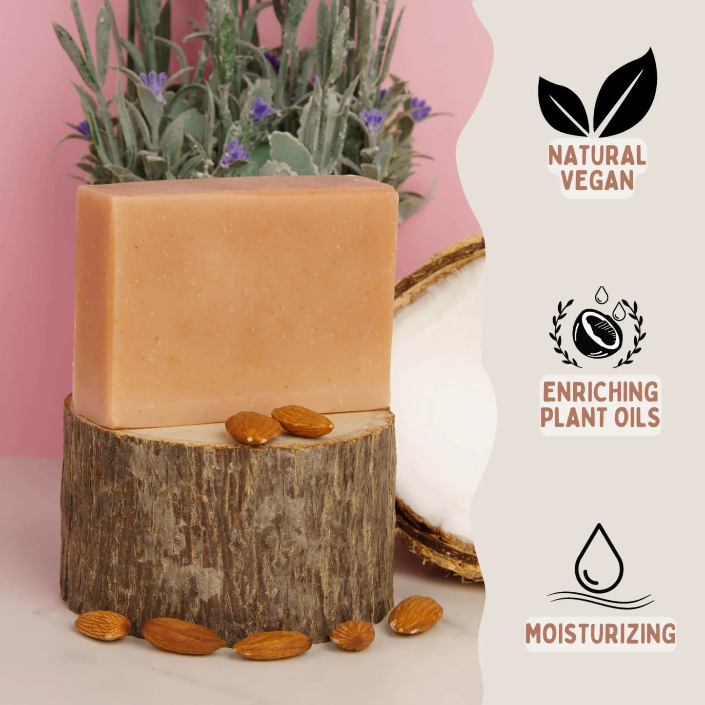 Lavender Ylang Ylang Soap - Essential Oil Coconut & Shea Butter Soap