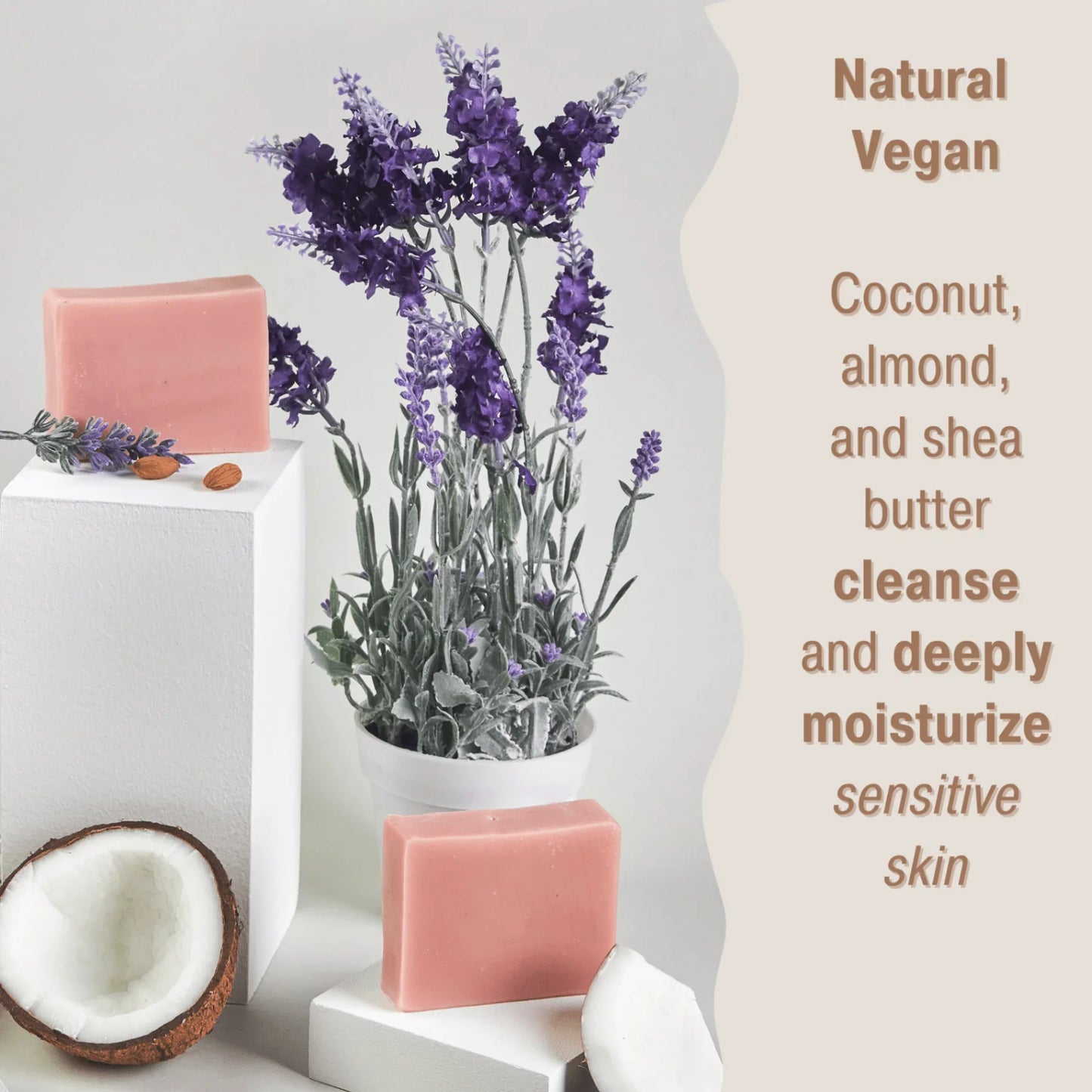 Handmade Lavender Soap | Best Lavender Soap with Coconut Oil - Bonuderm