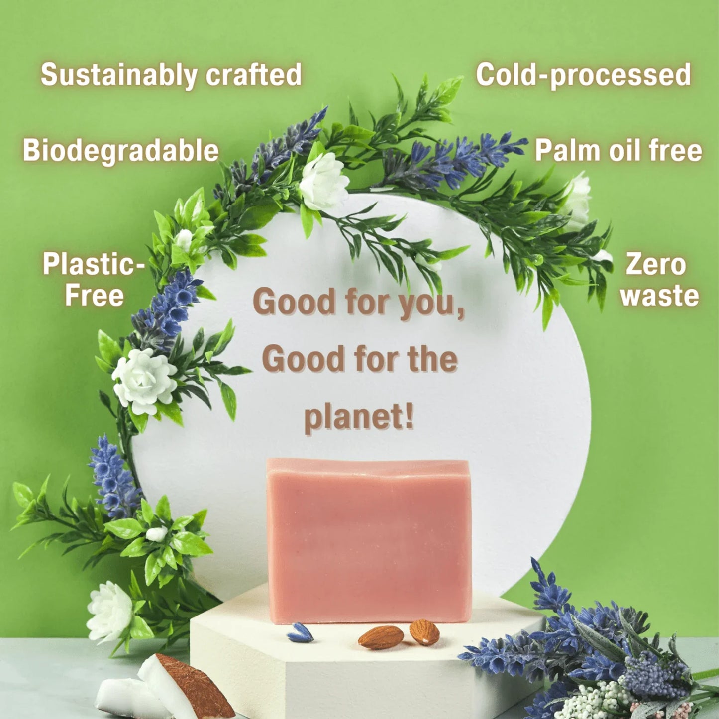 Handmade Lavender Soap | Best Lavender Soap with Coconut Oil - Bonuderm