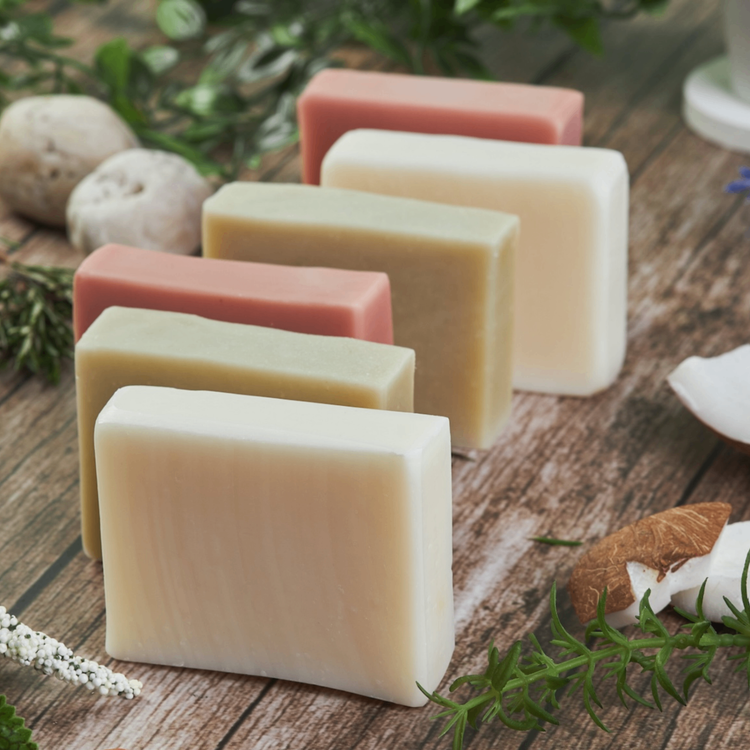 Natural Soap Bars Made With Plant Oils
