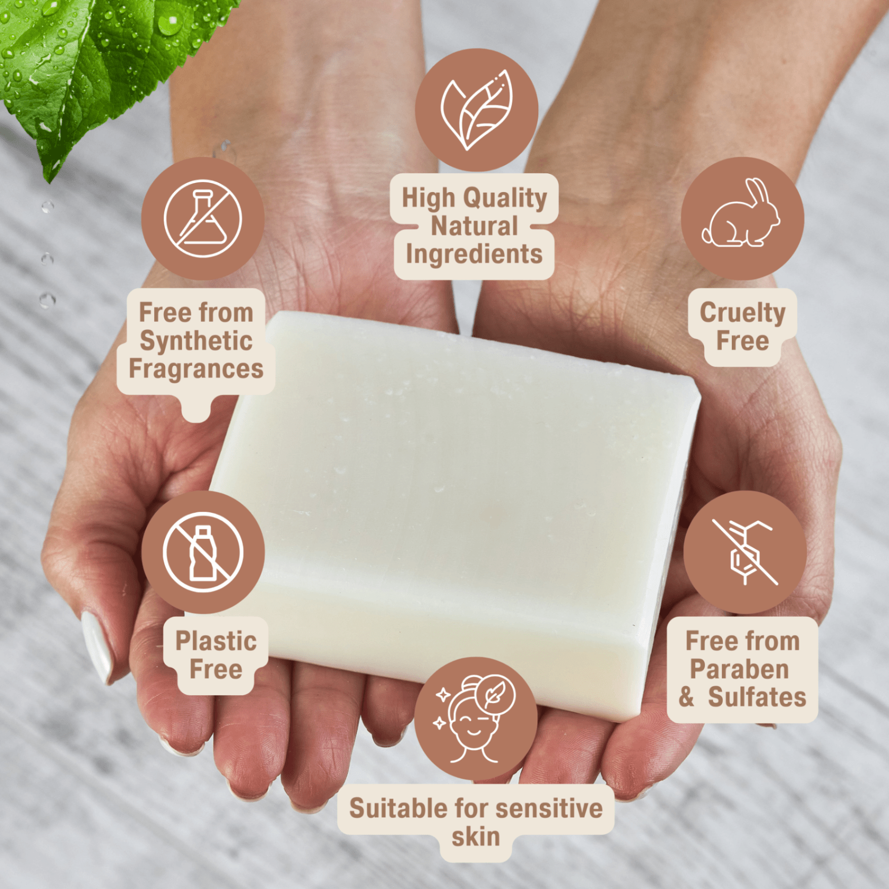 All Natural Bar Soap - Rosemary - Bonuderm