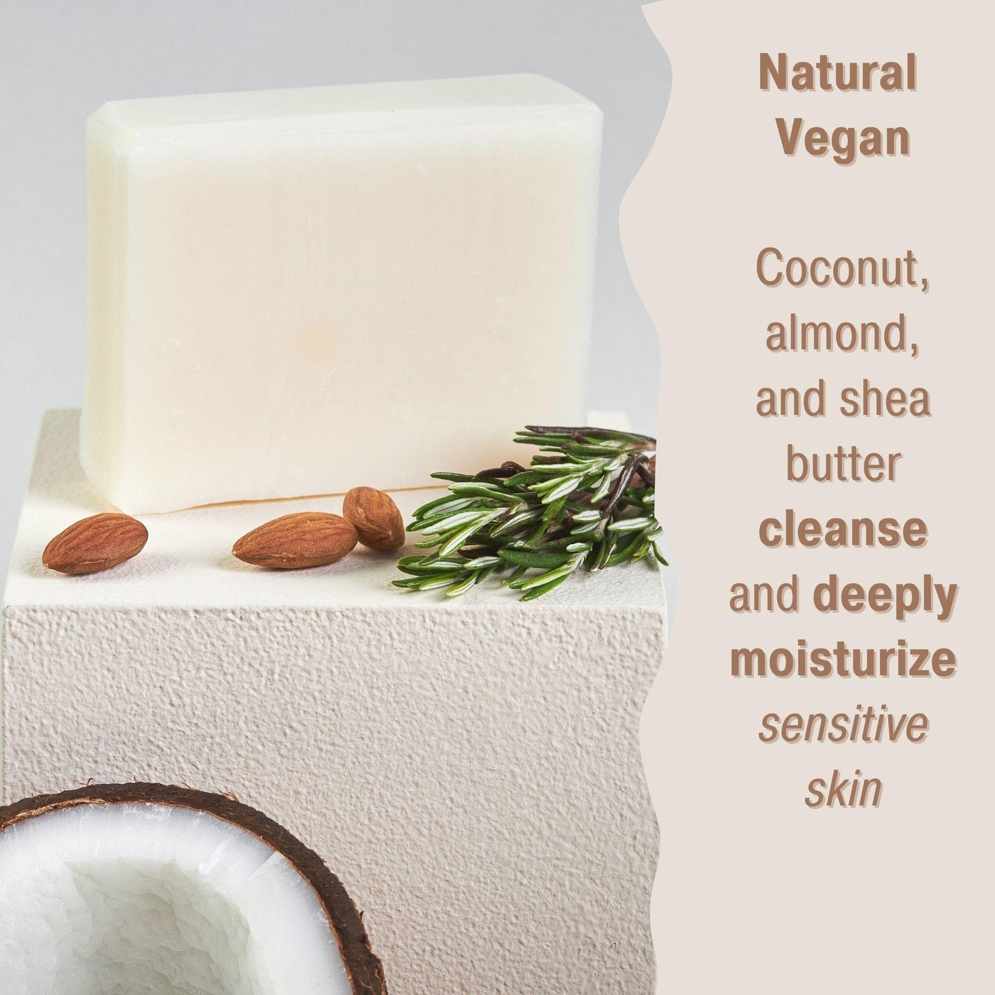 All Natural Bar Soap - Rosemary - Bonuderm