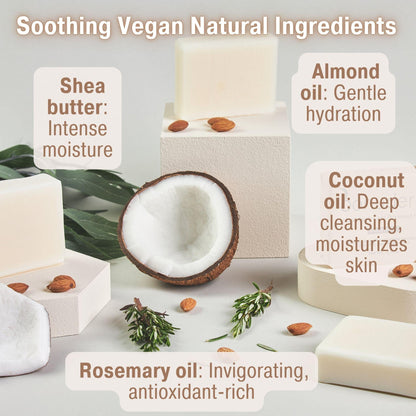 All Natural Bar Soap - Rosemary - Bonuderm