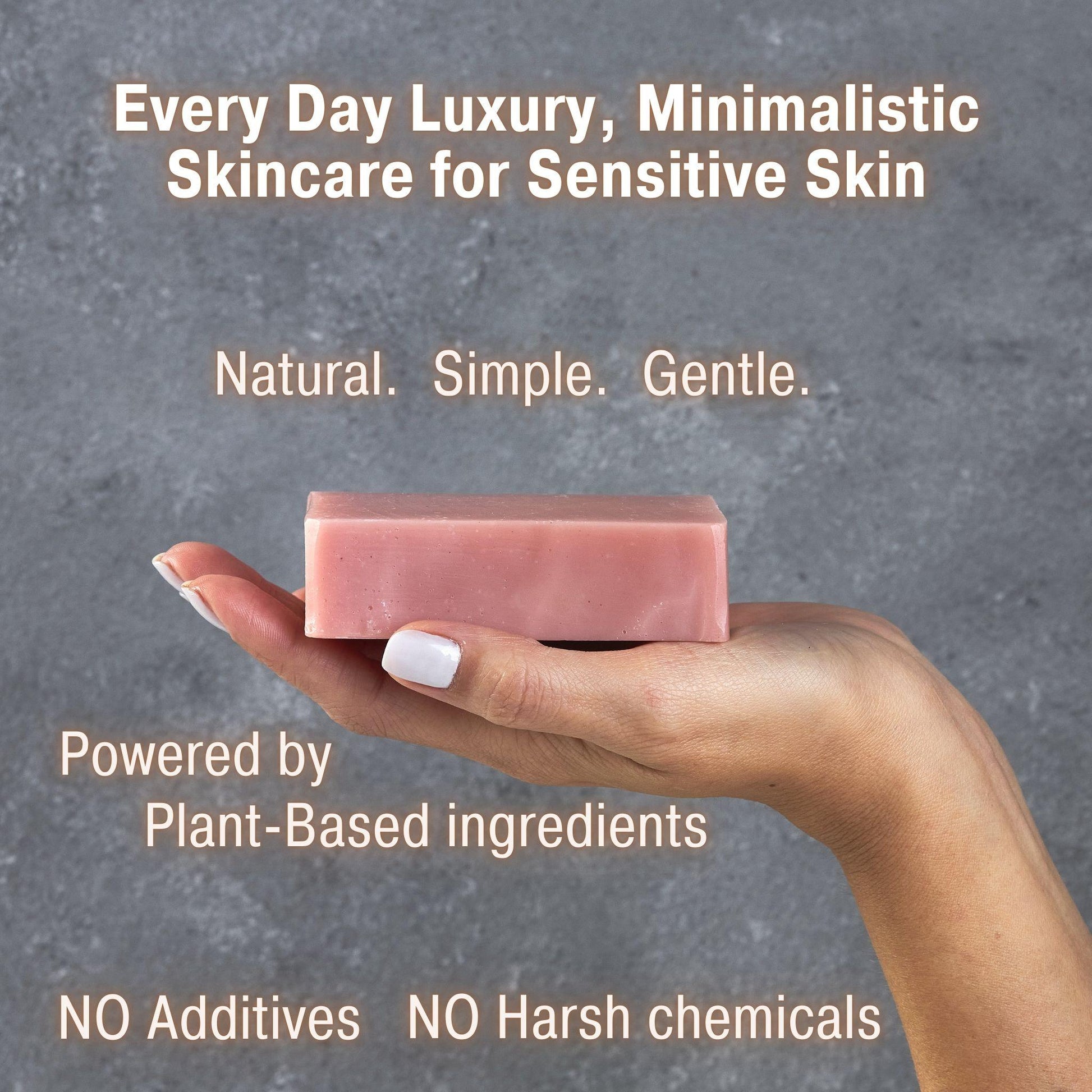 Body, Face, and Hand Soap: Mild Lavender Soap - Natural Bar Soap for Pure and Gentle Cleansing - Bonuderm