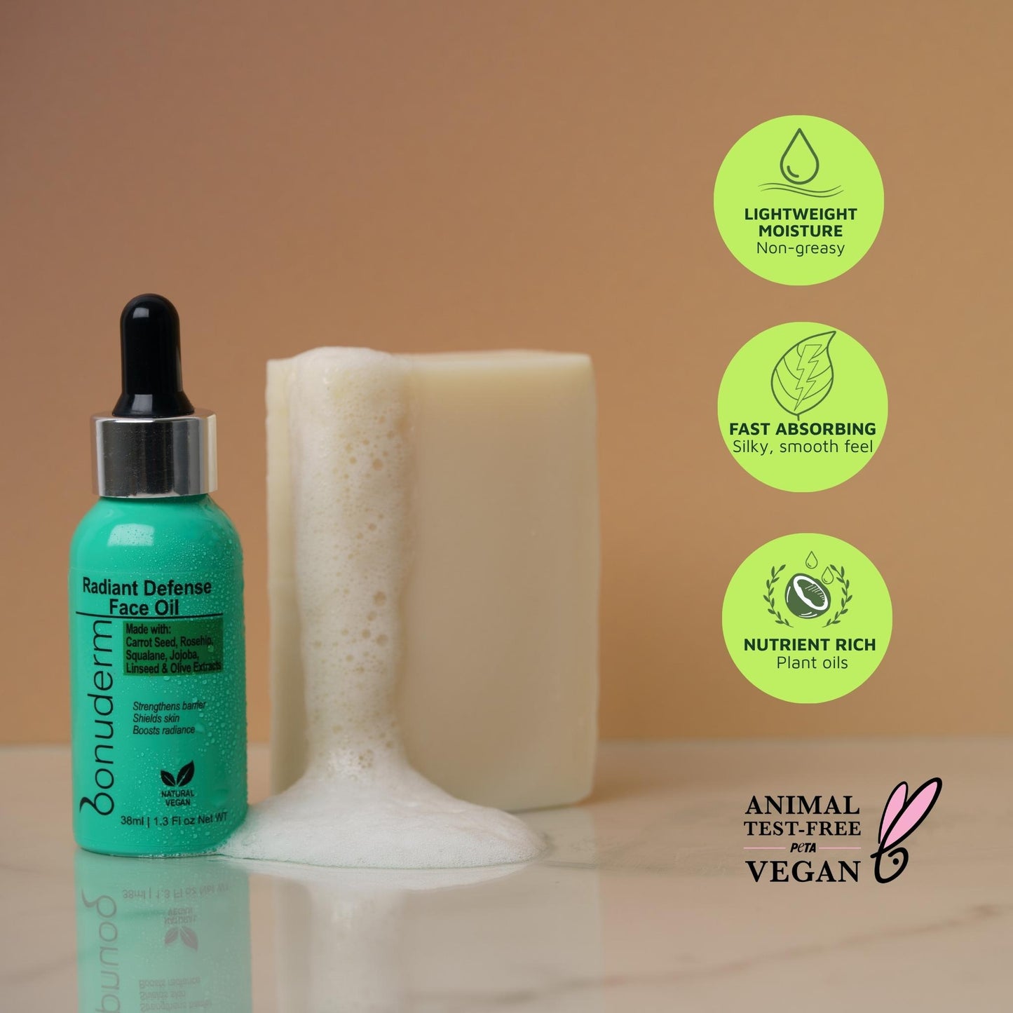 Sensitive Skin Bundle: Face Oil, Soap, Dish