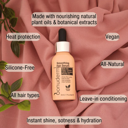 Lavender Soap Gift Set – 6 Natural Lavender Themed Bars & Hair Serum - Bonuderm