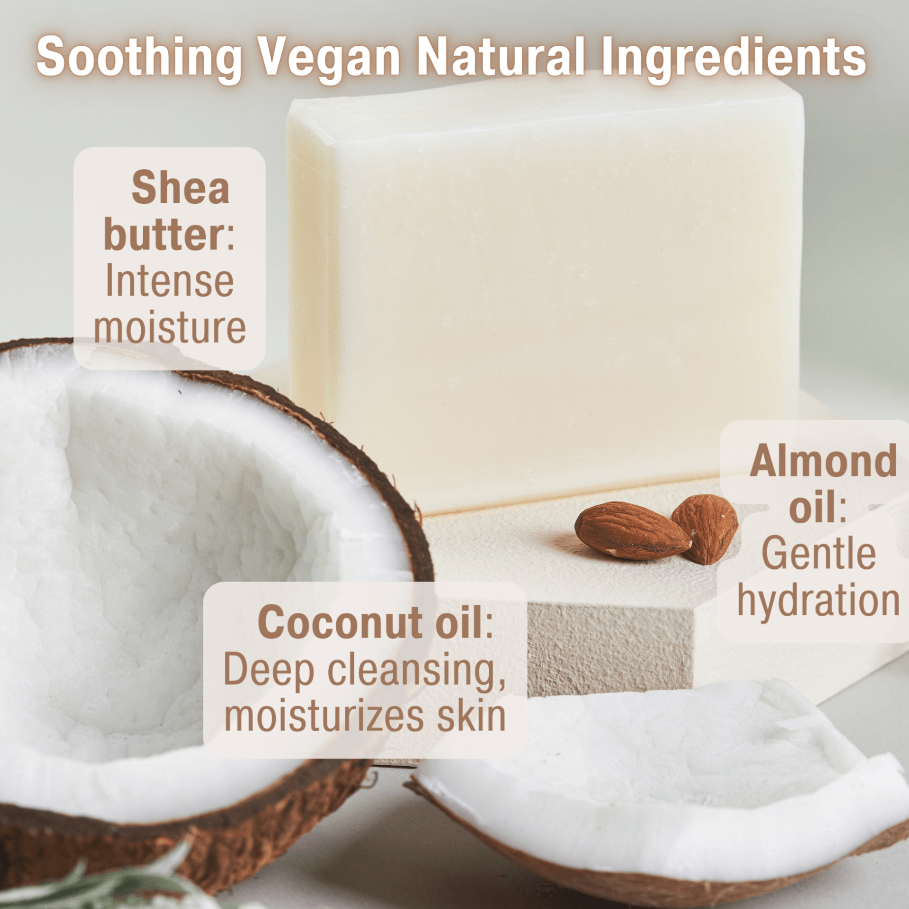 Mild Unscented Soap - Gentle & Pure, Moisturizing, Scentless Bar Soap - Bonuderm