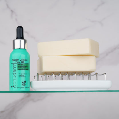 Sensitive Skin Bundle: Face Oil, Soap, Dish